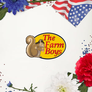 The Farm Boys + Bass Pro Mash Up Sticker